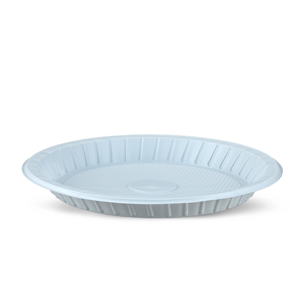 Plate 50 Pcs Set- 21 CM-White