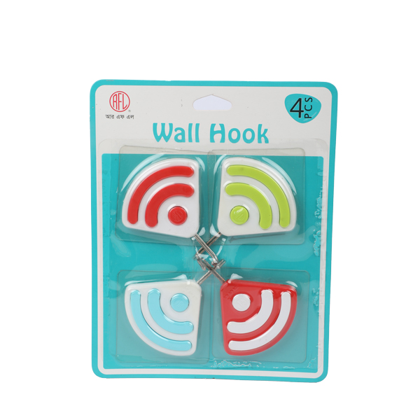 Canvas Wall Hook 4 Pcs Set - Assorted