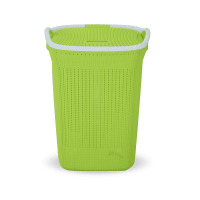 Cane Laundry Basket Oval-Lime Green