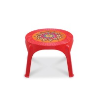 Caino Center Table RO Printed Crown-Red
