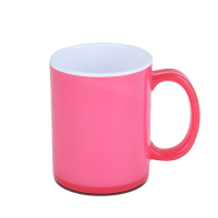 Two Color Cosmo Mug-White & Tr-Pink