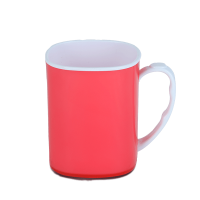 Royal Mug 400 ML - White & Trans Red