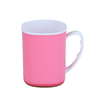 Royal Mug 400 ML - White & Trans Pink