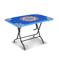 Deco Classic Table 4 Seat S/L Print - Blue Star