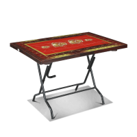 Deco Classic Table 4 Seat S/L Print Rock 3 - RW