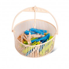 Clip Basket (Single) With 18 Pcs Clip-Assorted