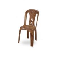 Slim Chair (Stick Flower) - Sandal Wood