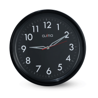 Tune Wall Clock Round-Black