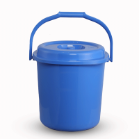 Square Bucket- with Lid- 18L-Blue