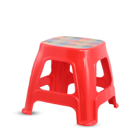 Square Stool Medium - Red
