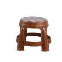Round Stool Medium (Printed) - Eagle Brown