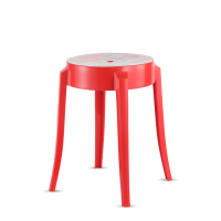 Tulip Stool - Red