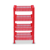 Beauty Rack 4 Step - Red