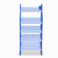 Premium Kitchen Rack 5 Step - SM Blue & White