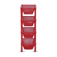 Vegetable Rack 4 step - Red