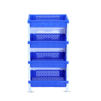Lotus Fence Rack 4 Step Two Color - Blue