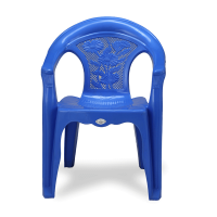 Garden Chair (Net Flower) - SM Blue