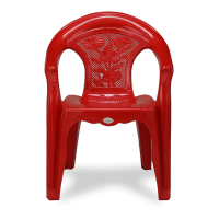 Garden Chair (Net Flower) - Red