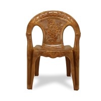 Deluxe Garden Chair (Net Flower) - Sandal wood