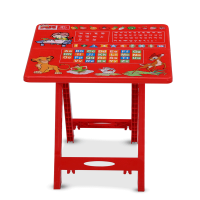 Baby Folding Table Printed ABC - Red