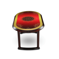 Dining Table 6 Seat Elegant P/L Print Legacy - RW