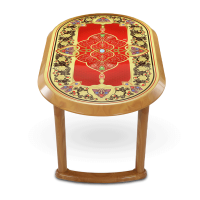 Dining Table Elegant Family P/L Print Crest - SW