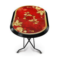 Dining Table Elegant Family S/L Print Smoke-Black