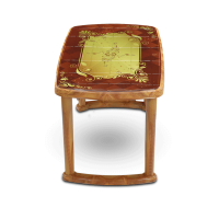 Dining Table 4 Seat Rtg P/L Print Wave - SW