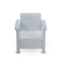 Caino Sofa Single W/O Foam - White