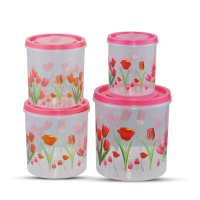 Tulip Container 4 Pcs Set (3.25,6,8,12L) - Small