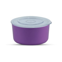 Mina Container Big - White & Trans Purple