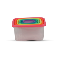 Rainbow Container 7 Pcs Set -Assorted