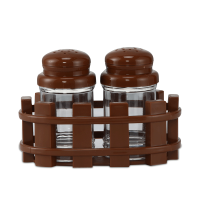 Salt Jar With Fence -2 Pcs Set