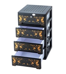 Classic Closet 4 Drawer - Gold