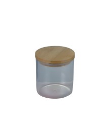 Crystal Jar With Bamboo Lid 500 ML