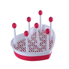 Heart Glass Stand - Light Pink