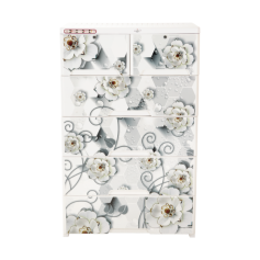 RFL Wardrobe Double 5D KD Elite HD - White Pearl